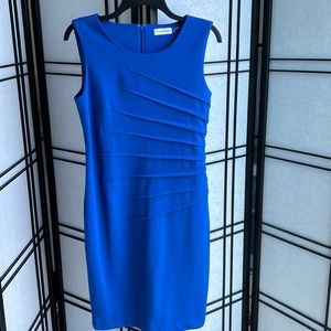 Calvin Klein Blue Sleeveless Dress